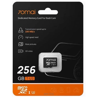 70mai microSDXC Card Optimized for Dash Cam 256GB