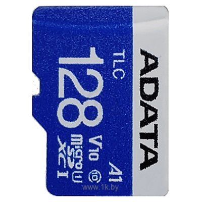 ADATA 3D TLC microSD Card 128GB, -25-85°C