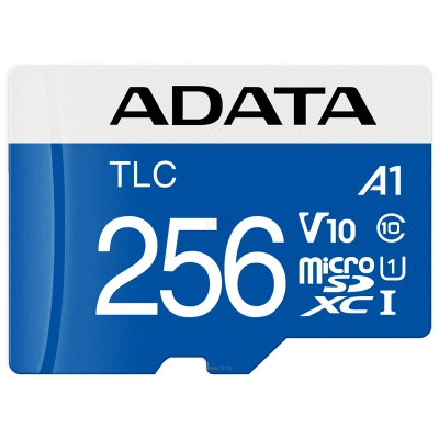 ADATA 3D TLC microSD Card 256GB, -25-85°C