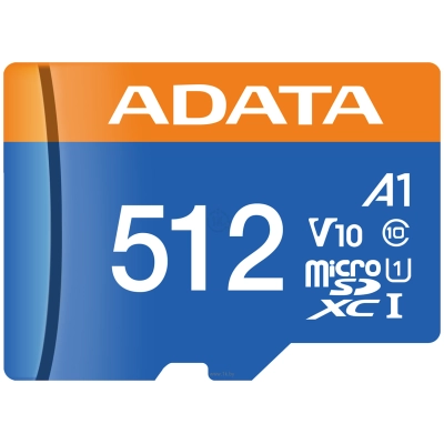 ADATA Premier AUSDX512GUICL10A1-RA1 microSDXC 512GB (s adapterom)