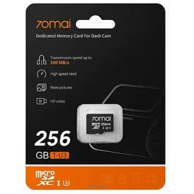 70mai microSDXC Card Optimized for Dash Cam 256GB