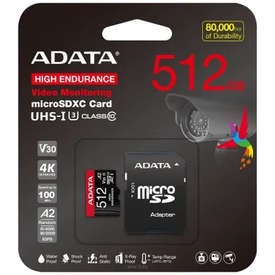 ADATA High Endurance 512Gb AUSDX512GUI3V30SHA2-RA1