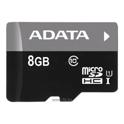 ADATA Premier microSDHC Class 10 UHS-I U1 8GB + SD adapter