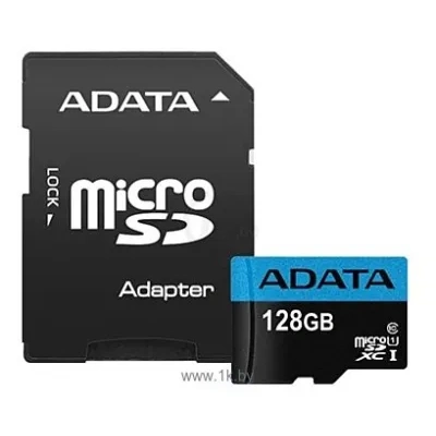 ADATA Premier microSDXC Class 10 UHS-I U1 R/W : 85/25MB/s 128GB + SD adapter