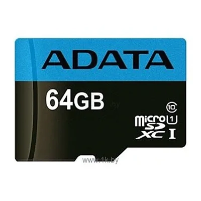 ADATA Premier microSDXC Class 10 UHS-I U1 R/W : 85/25MB/s 64GB