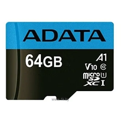 ADATA Premier microSDXC UHS-I U1 V10 A1 Class10 64GB