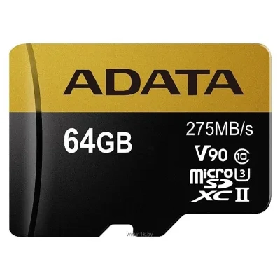 ADATA Premier ONE microSDXC UHS-II U3 Class 10 64GB