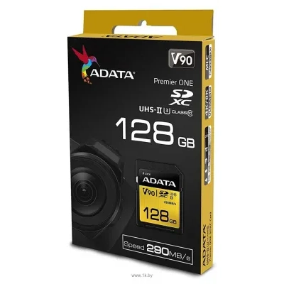 ADATA Premier ONE SDXC Class 10 UHS-II U3 128GB