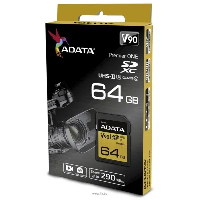 ADATA Premier ONE SDXC Class 10 UHS-II U3 64GB