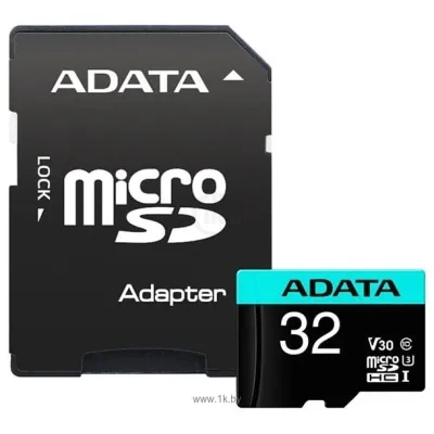 ADATA Premier Pro AUSDH32GUI3V30SA2-RA1 microSDHC 32GB (s adapterom)