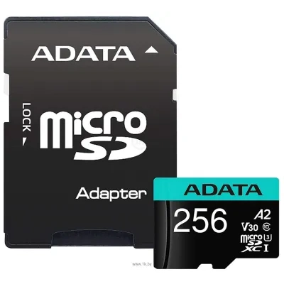 ADATA Premier Pro AUSDX256GUI3V30SA2-RA1 microSDXC 256GB (s adapterom)