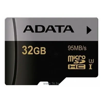 ADATA Premier Pro microSDHC Class 10 UHS-I U3 32GB + SD adapter