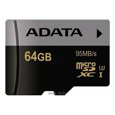 ADATA Premier Pro microSDXC Class 10 UHS-I U3 64GB