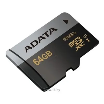 ADATA Premier Pro microSDXC Class 10 UHS-I U3 64GB