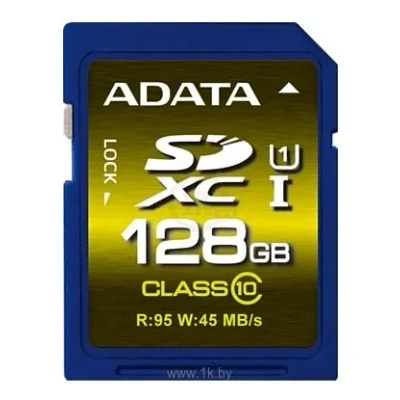 ADATA Premier Pro SDXC Class 10 UHS-I U1 128GB