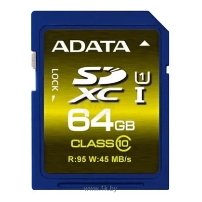 ADATA Premier Pro SDXC Class 10 UHS-I U1 64GB