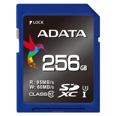 ADATA Premier Pro SDXC Class 10 UHS-I U3 256GB