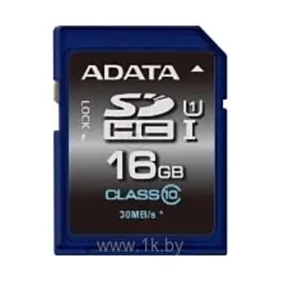 ADATA Premier SDHC Class 10 UHS-I U1 16GB