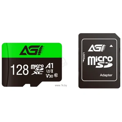 AGI TF138 microSDXC 128GU1TF138 128GB (s adapterom)