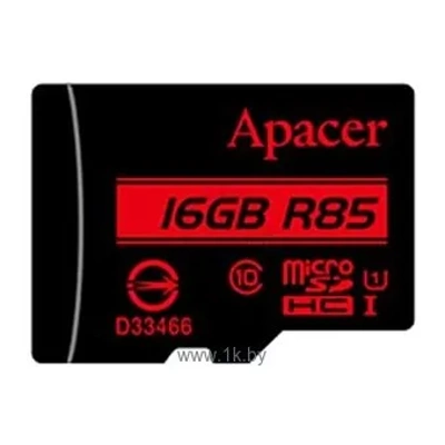 Apacer microSDHC Card Class 10 UHS-I U1 (R85 MB/s) 16GB