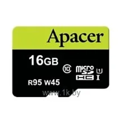 Apacer microSDHC Card Class 10 UHS-I U1 (R95 W45 MB/s) 16GB