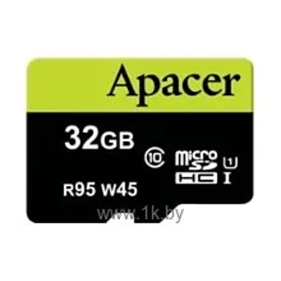 Apacer microSDHC Card Class 10 UHS-I U1 (R95 W45 MB/s) 32GB