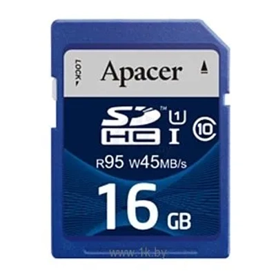 Apacer SDHC Class 10 UHS-I U1 (R95 W45 MB/s) 16GB