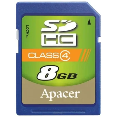 Apacer SDHC Class 4 AP8GSDHC4-R 8GB