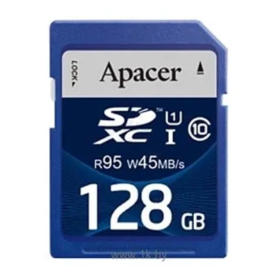 Apacer SDXC Class 10 UHS-I U1 (R95 W45 MB/s) 128GB