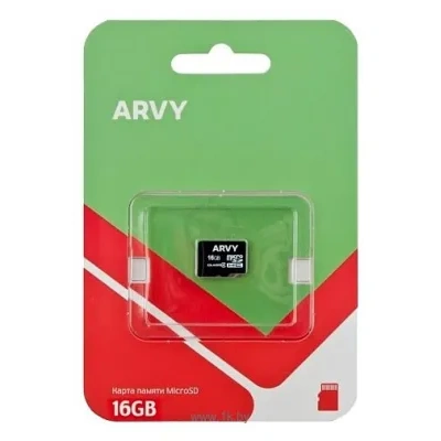 Arvy microSDHC Class 4 16GB