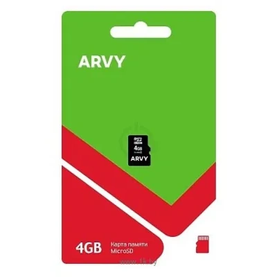 Arvy microSDHC Class 4 4GB