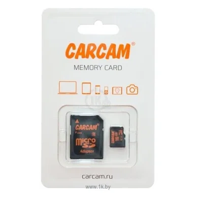 Carcam CARCAM microSDHC Class 10 UHS-I U1 16GB + SD adapter