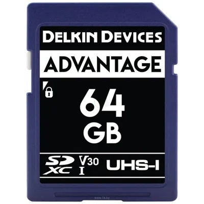 Delkin Devices SDXC Advantage UHS-I 64GB