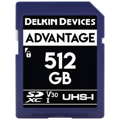 Delkin SDXC Advantage UHS-I 512GB