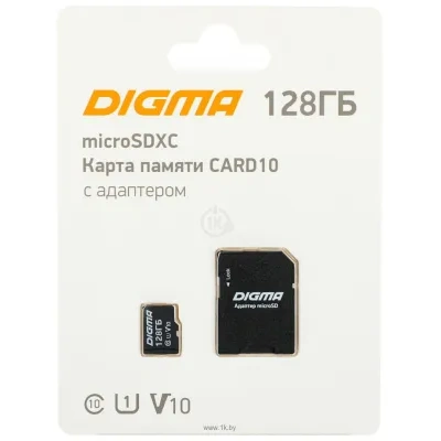 Digma MicroSDXC Class 10 Card10 DGFCA128A01