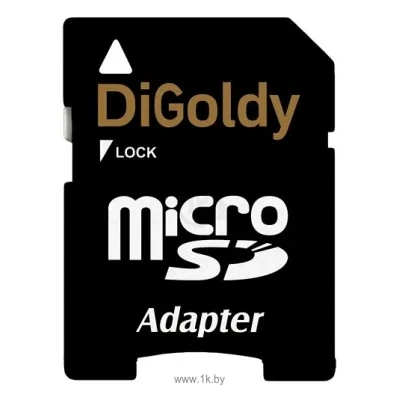 Digoldy microSDHC class 10 16GB + SD adapter