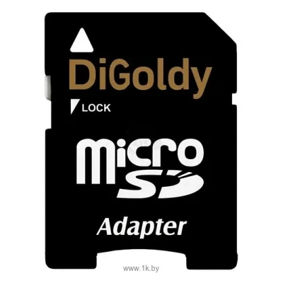 Digoldy microSDHC class 10 32GB + SD adapter