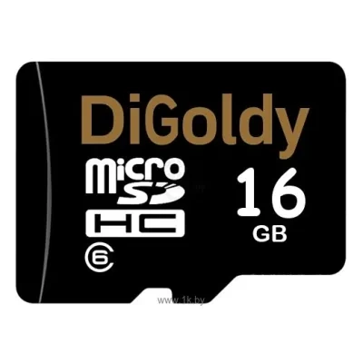 Digoldy microSDHC class 6 16GB + SD adapter