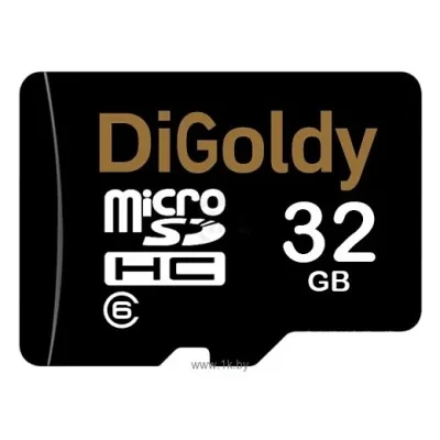 Digoldy microSDHC class 6 32GB + SD adapter