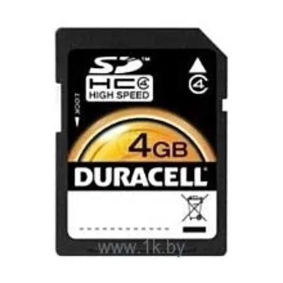 Duracell SDHC Class 4 4GB