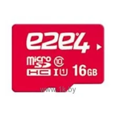 e2e4 Premium microSDHC Class 10 UHS-I U1 75 MB/s 16GB + SD adapter