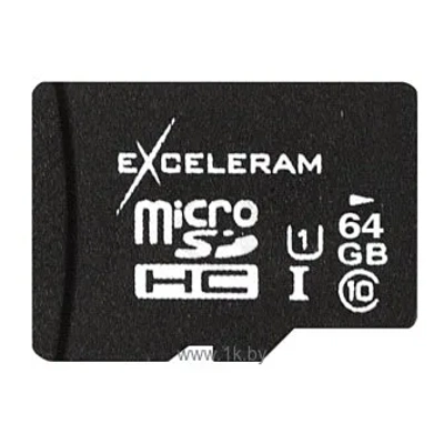 Exceleram microSDXC class 10 UHS-I U1 64GB