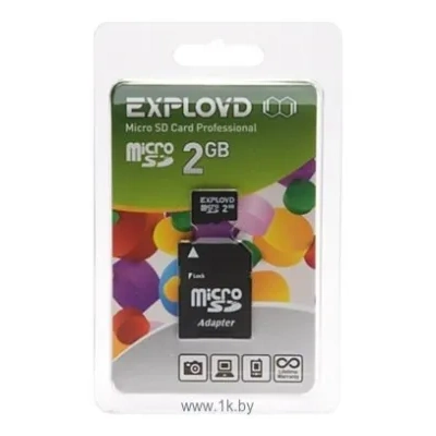 EXPLOYD microSD 2GB + SD adapter