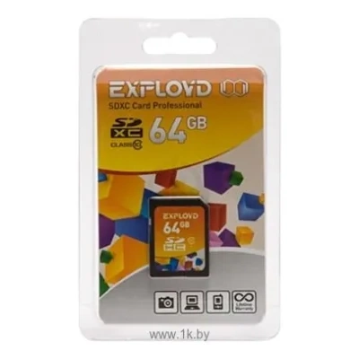 EXPLOYD SDXC Class 10 64GB