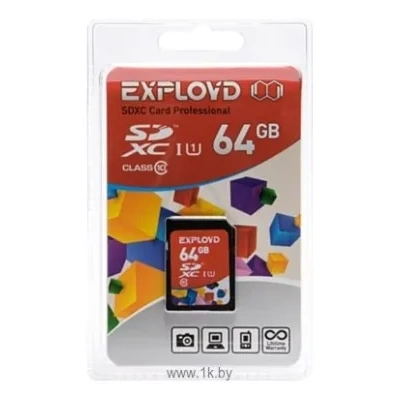 EXPLOYD SDXC Class 10 UHS-I U1 64GB