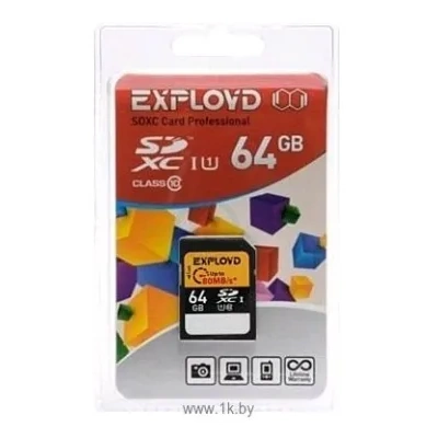 EXPLOYD SDXC Class 10 UHS-I U1 80MB/s 64GB