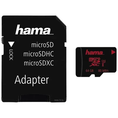 HAMA Hama 00123982 microSDXC 64GB + adapter