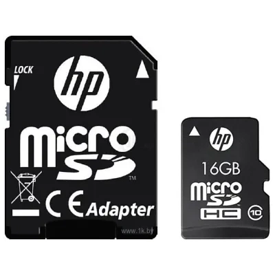 HP microSDHC Class 10 16GB