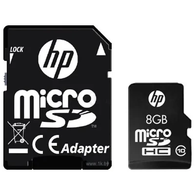 HP microSDHC Class 10 8GB