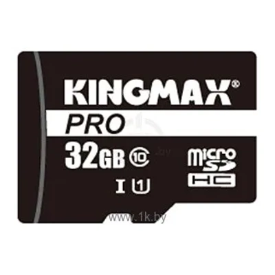 Kingmax microSDHC PRO Class 10 UHS-I U1 32GB + SD adapter